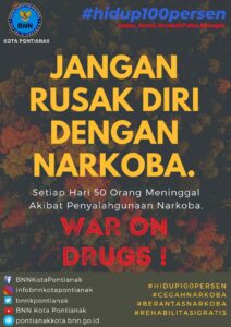 JANGAN RUSAK DIRI DENGAN NARKOBA !