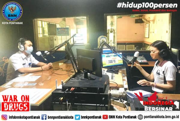 Talkshow “BNN Menyapa” pada Radio Diah Rosanti Pontianak 95,9 FM