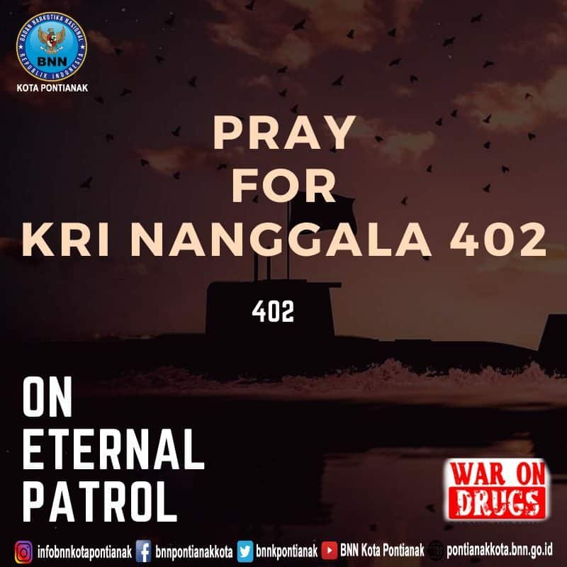 PRAY FOR KRI NANGGALA 402 PRAY FOR KRI NANGGALA 402