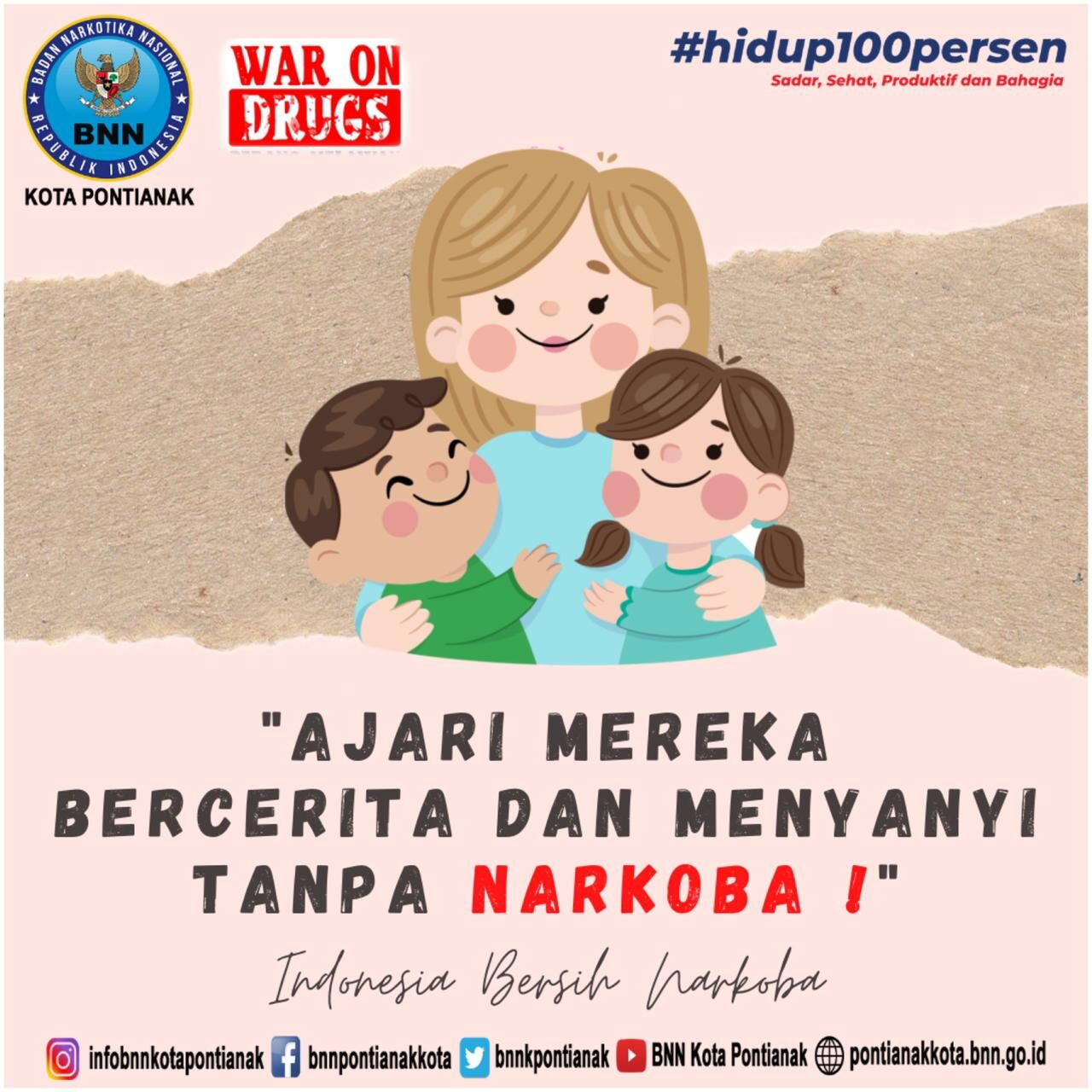 Ajari Mereka Bercerita dan Menyanyi Tanpa Narkoba !