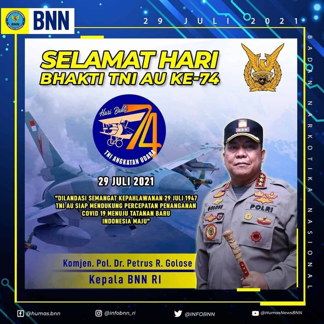 SELAMAT HARI BHAKTI TNI AU KE-74 SELAMAT HARI BHAKTI TNI AU KE-74