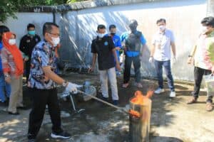 PEMUSNAHAN BARANG BUKTI ±1 KG GANJA ! PEMUSNAHAN BARANG BUKTI ±1 KG GANJA !