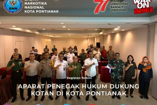 APARAT PENEGAK HUKUM DUKUNG KOTAN DI KOTA PONTIANAK