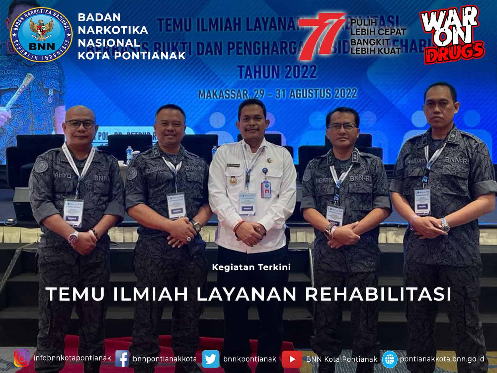 TEMU ILMIAH LAYANAN REHABILITASI BERBASIS BUKTI DAN PENGHARGAAN BIDANG REHABILITASI TAHUN 2022 TEMU ILMIAH LAYANAN REHABILITASI BERBASIS BUKTI DAN PENGHARGAAN BIDANG REHABILITASI TAHUN 2022