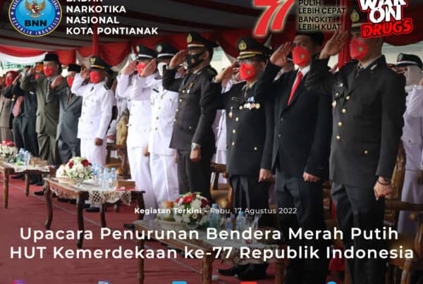UPACARA PENURUNAN BENDERA MERAH PUTIH MEMPERINGATI HARI ULANG TAHUN KEMERDEKAAN KE - 77 REPUBLIK INDONESIA UPACARA PENURUNAN BENDERA MERAH PUTIH MEMPERINGATI HARI ULANG TAHUN KEMERDEKAAN KE – 77 REPUBLIK INDONESIA