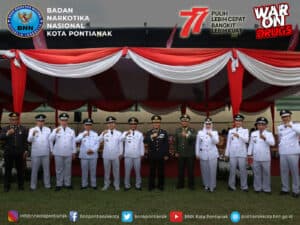 UPACARA PENURUNAN BENDERA MERAH PUTIH MEMPERINGATI HARI ULANG TAHUN KEMERDEKAAN KE – 77 REPUBLIK INDONESIA UPACARA PENURUNAN BENDERA MERAH PUTIH MEMPERINGATI HARI ULANG TAHUN KEMERDEKAAN KE – 77 REPUBLIK INDONESIA