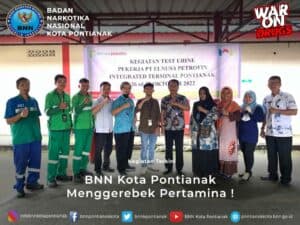 BNN Kota Pontianak Menggerebek Pertamina ! BNN Kota Pontianak Menggerebek Pertamina !