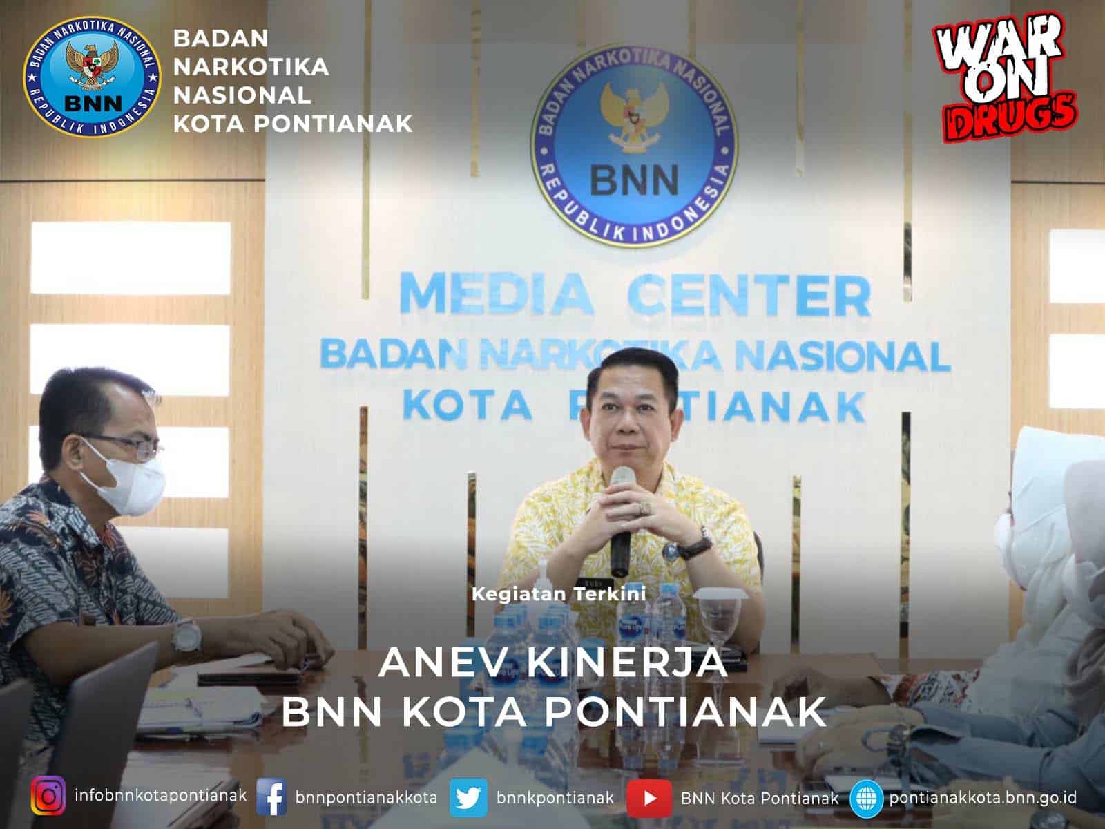KUNJUNGAN KERJA KEPALA BNN PROVINSI KALIMANTAN BARAT DI BNN KOTA PONTIANAK KUNJUNGAN KERJA KEPALA BNN PROVINSI KALIMANTAN BARAT DI BNN KOTA PONTIANAK