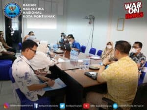 KUNJUNGAN KERJA KEPALA BNN PROVINSI KALIMANTAN BARAT DI BNN KOTA PONTIANAK