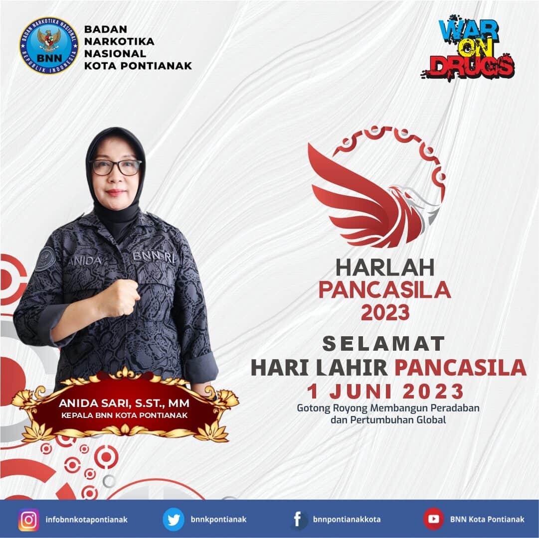 SELAMAT HARI LAHIR PANCASILA 1 JUNI 2023 SELAMAT HARI LAHIR PANCASILA 1 JUNI 2023