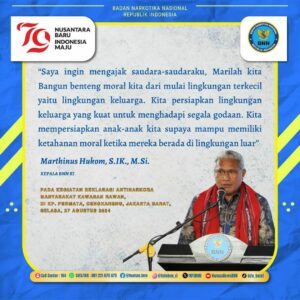 Kutipan dari Kepala BNN RI, Marthinus Hukom, S.I.K., M.Si jadi motivasi bagi kita semua untuk menghidari narkoba. Yuk, jangan sampai terjerumus ke dalam penyalahgunaan narkoba. Kutipan dari Kepala BNN RI, Marthinus Hukom, S.I.K., M.Si jadi motivasi bagi kita semua untuk menghidari narkoba. Yuk, jangan sampai terjerumus ke dalam penyalahgunaan narkoba.